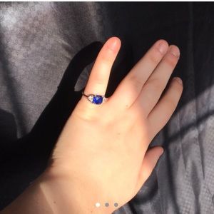 Kay’s Blue and Diamond Ring
